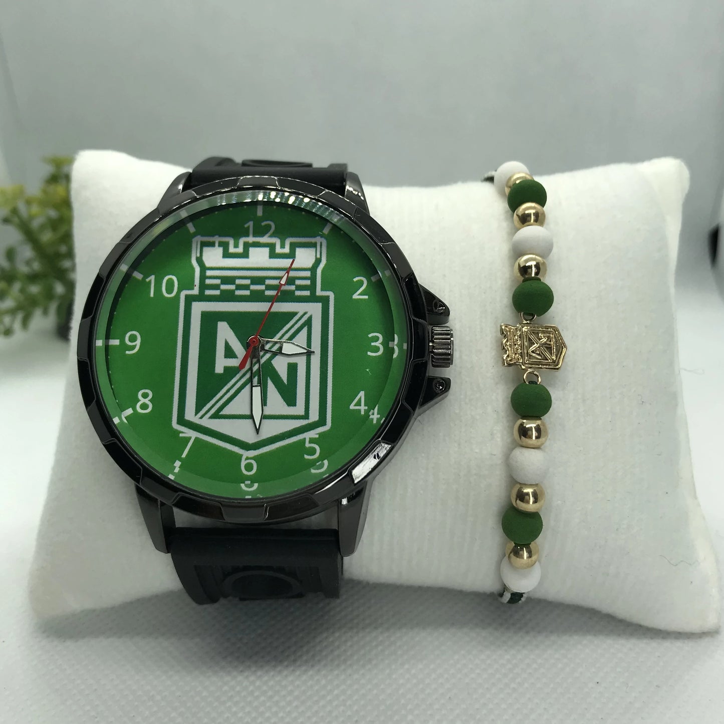 Manilla Tejida Atl-Nacional Balines en Oro Laminado 18k