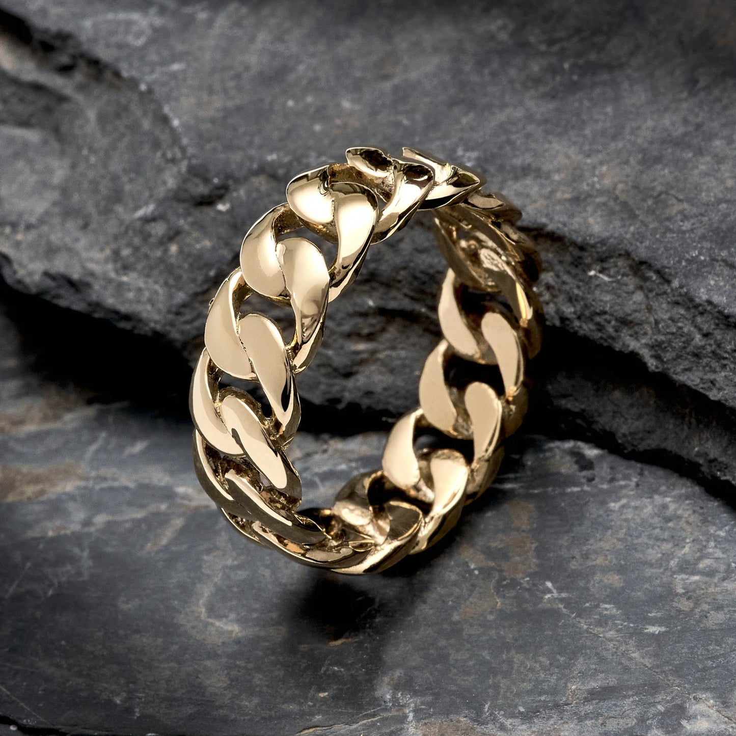 anillo cubano oro laminado 18k