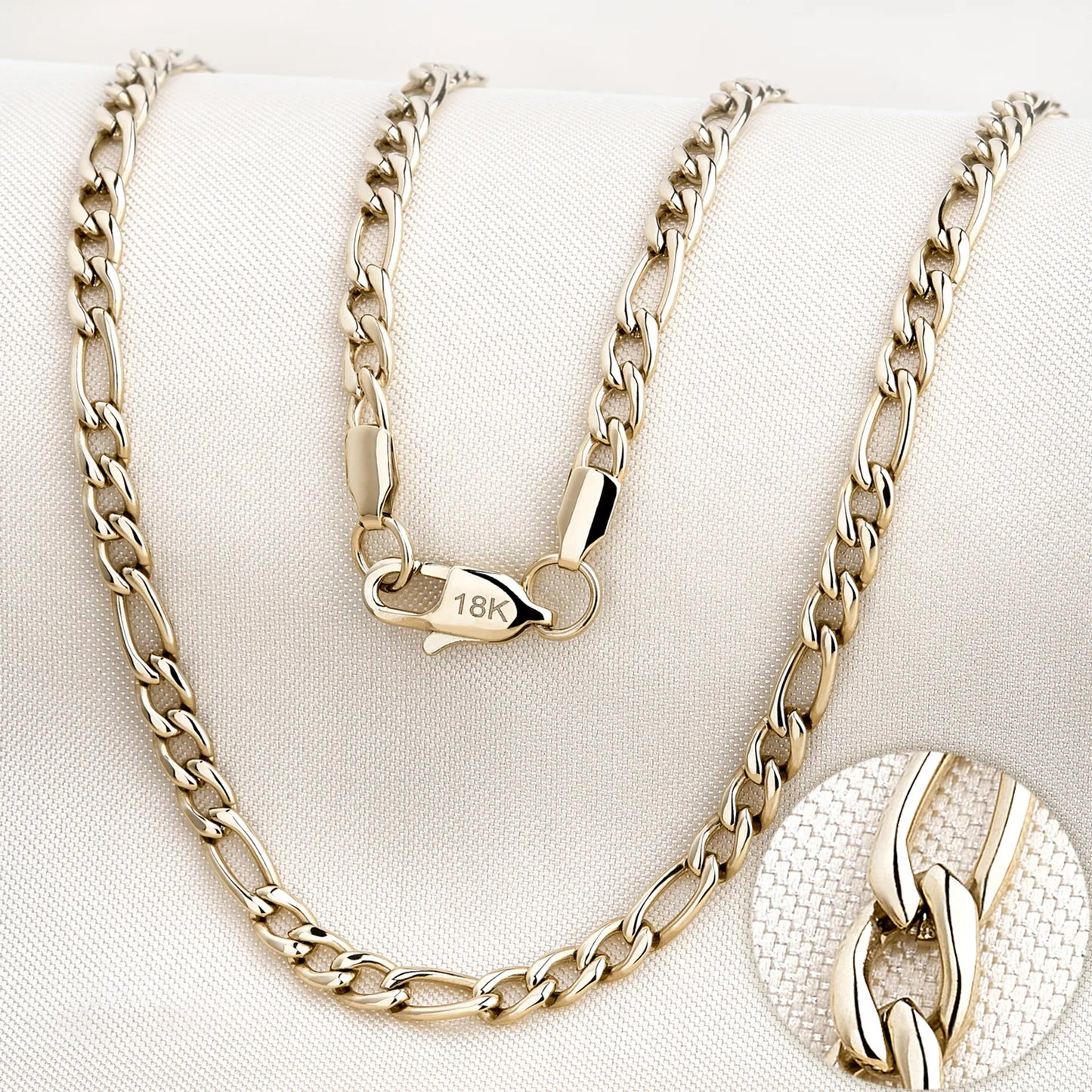 cadena cartier oro laminado