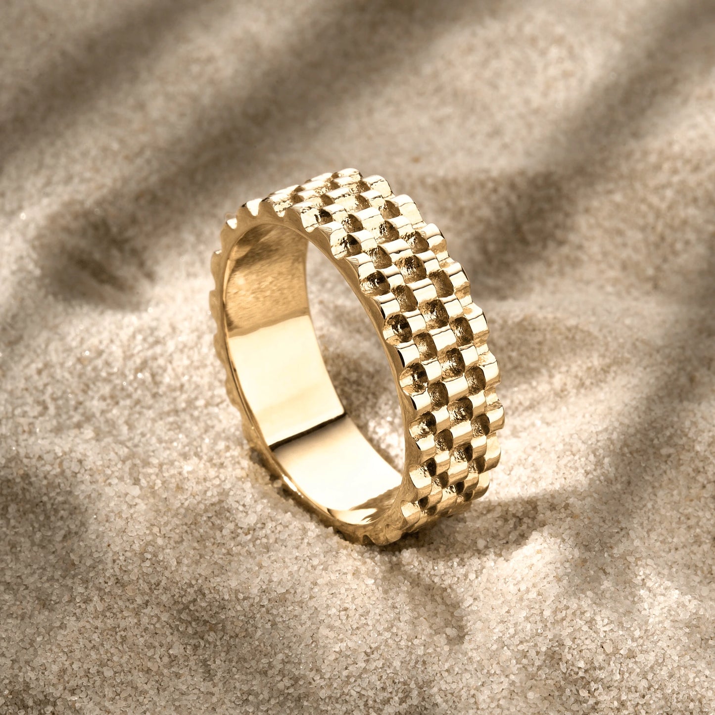 anillo titan oro laminado 18k