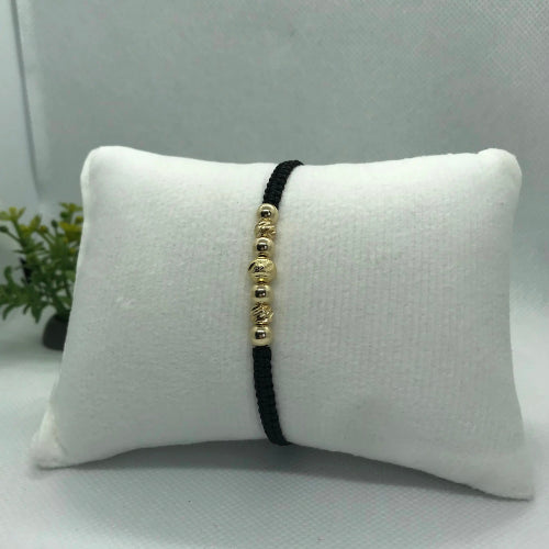 Manilla trio dorado oro laminado