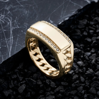 Anillo apolo en oro laminado 18k
