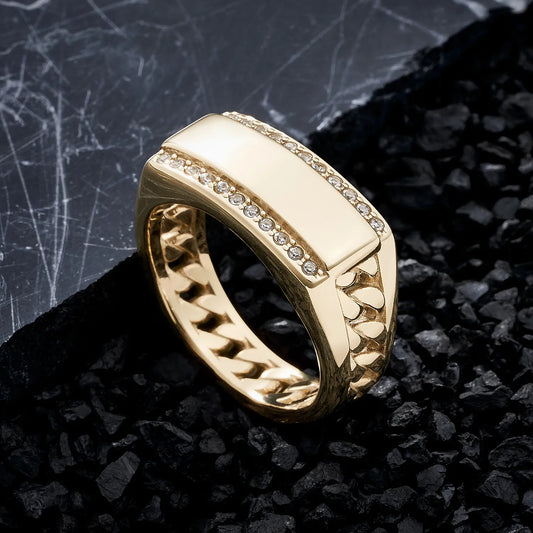 Anillo apolo en oro laminado 18k