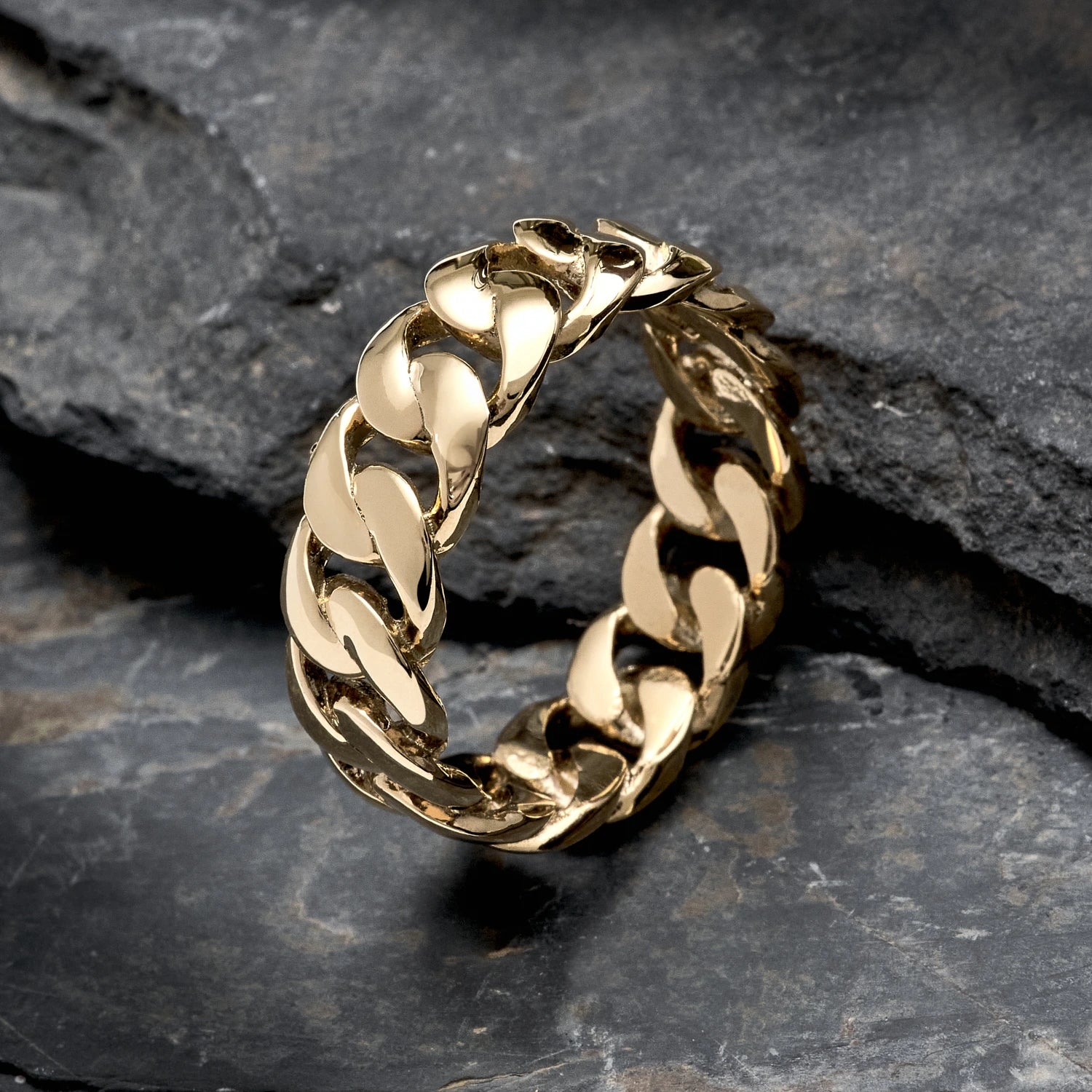 anillo cubano oro laminado 18k