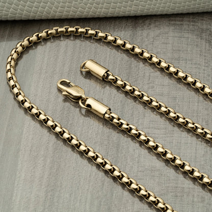 cadena veneciana oro laminado