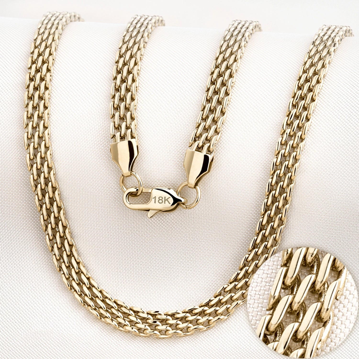 cadena china oro laminado
