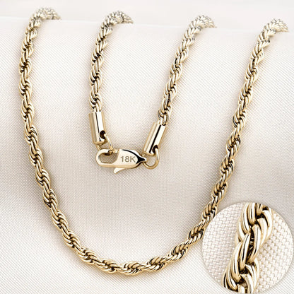 cadena lazo oro laminado 