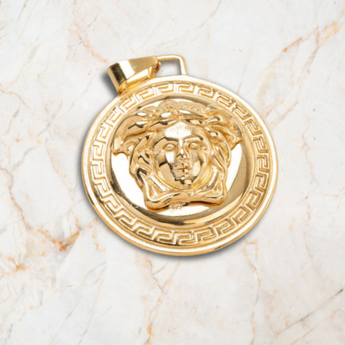 dije medusa oro laminado