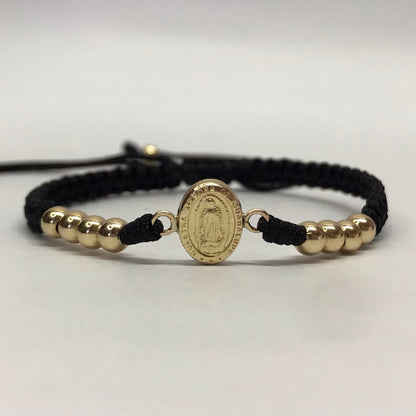manilla virgen guadalupe  oro laminado