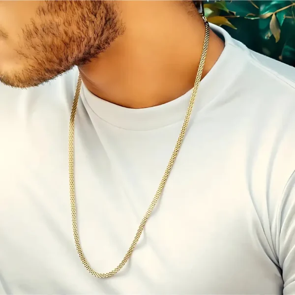 Cadena China Hombre 18k
