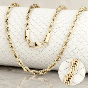 cadena lazo oro laminado