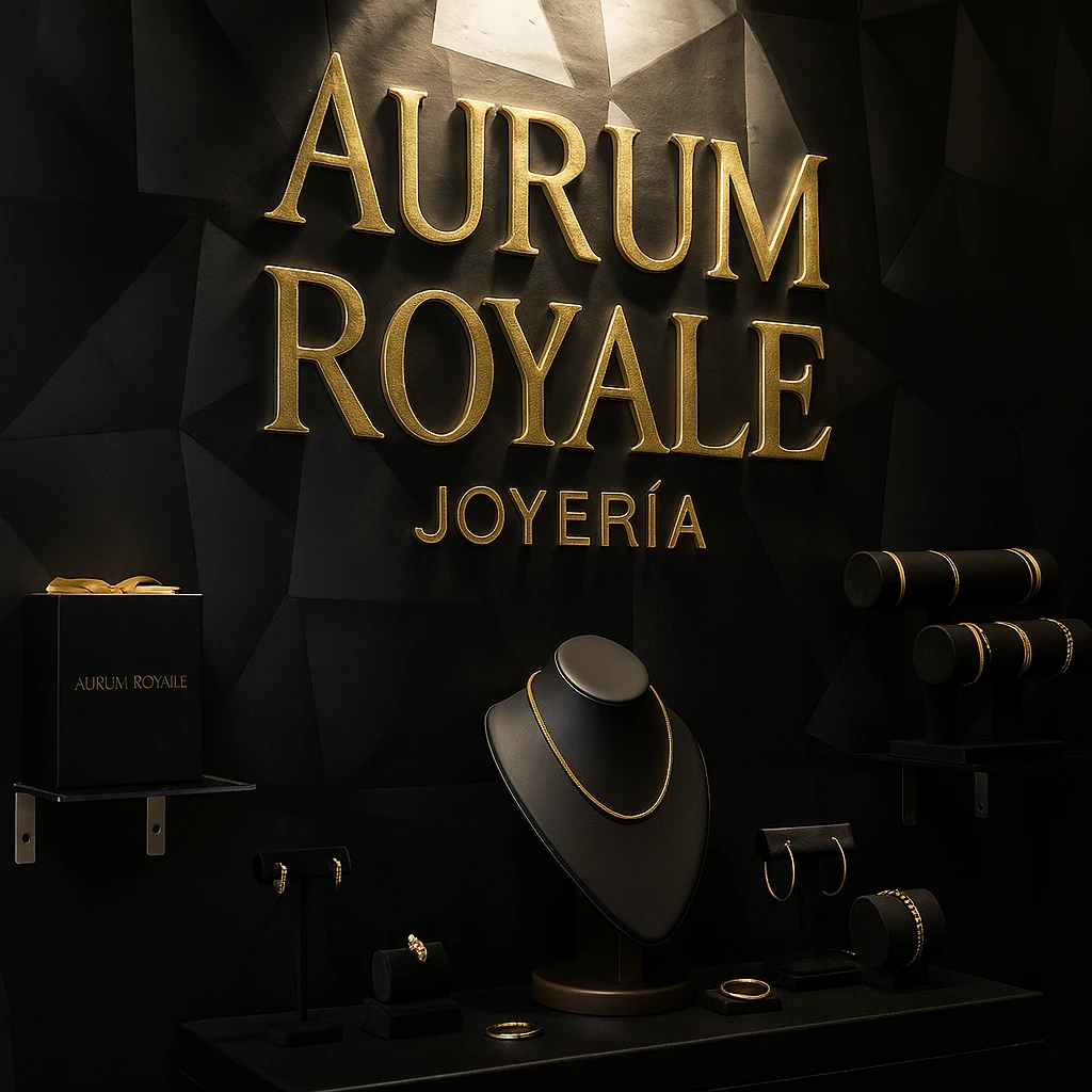 Joyería oro laminado aurum royale
