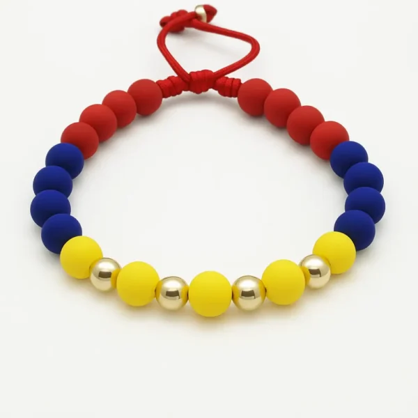 Manilla selección Colombia en oro laminado