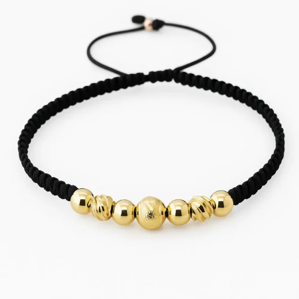 Manilla trio dorado en oro laminado