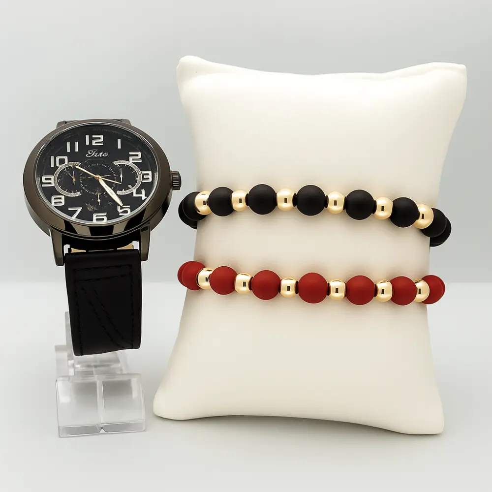 combo pareja en oro laminado 18k