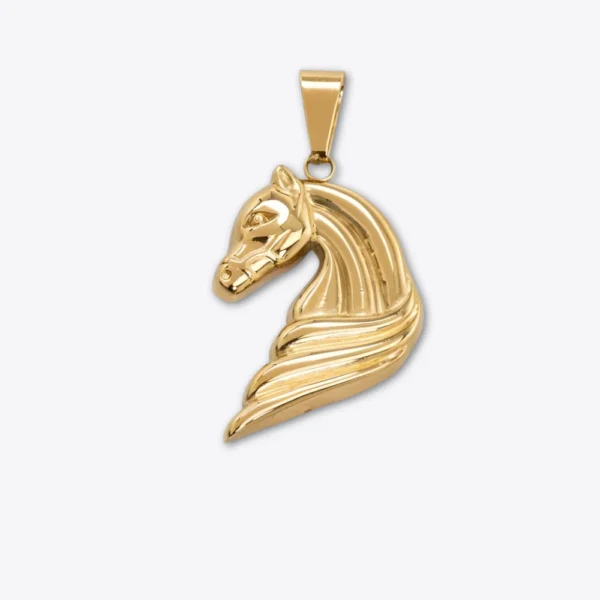 dije de caballo oro laminado colombia