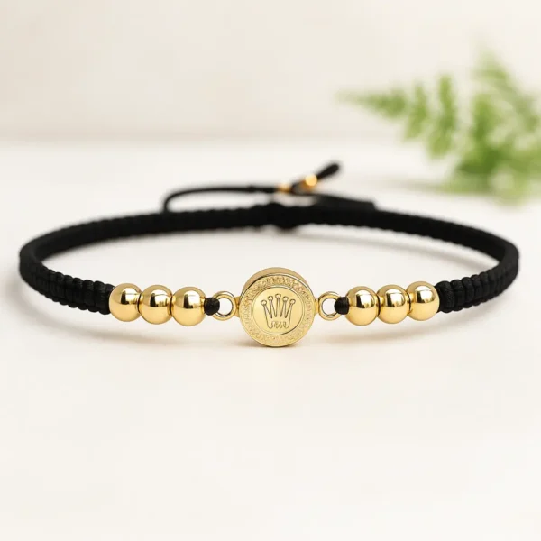 Manilla tejida dije rolex balin liso 4mm