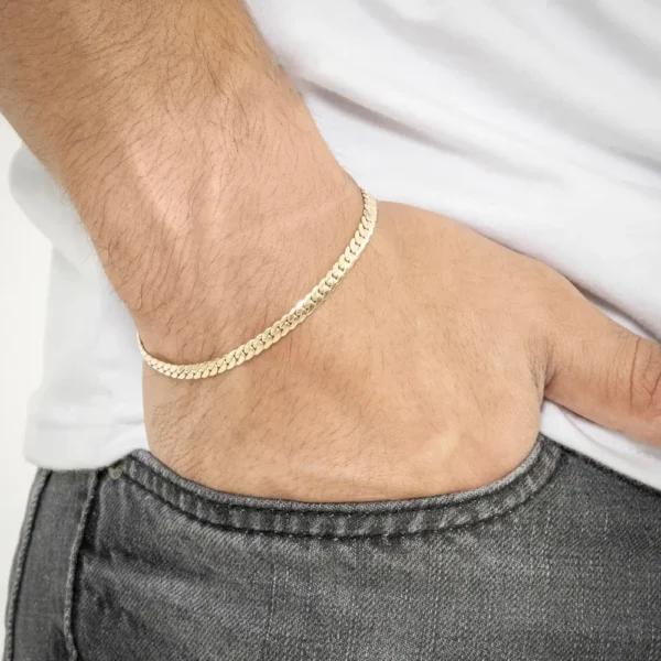 pulsera serpiente oro laminado