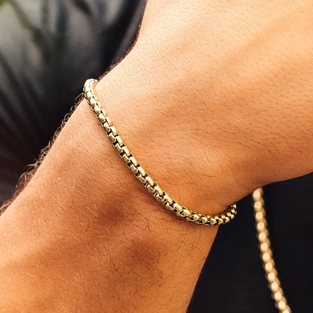 pulsera veneciana oro laminado