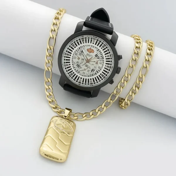 combo cartier con dije roblox en oro laminado 18k