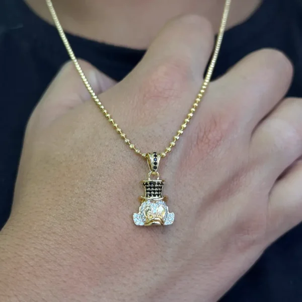 Dije Pato en Oro Laminado 18K